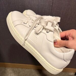 Hermes White Avantage Sneakers